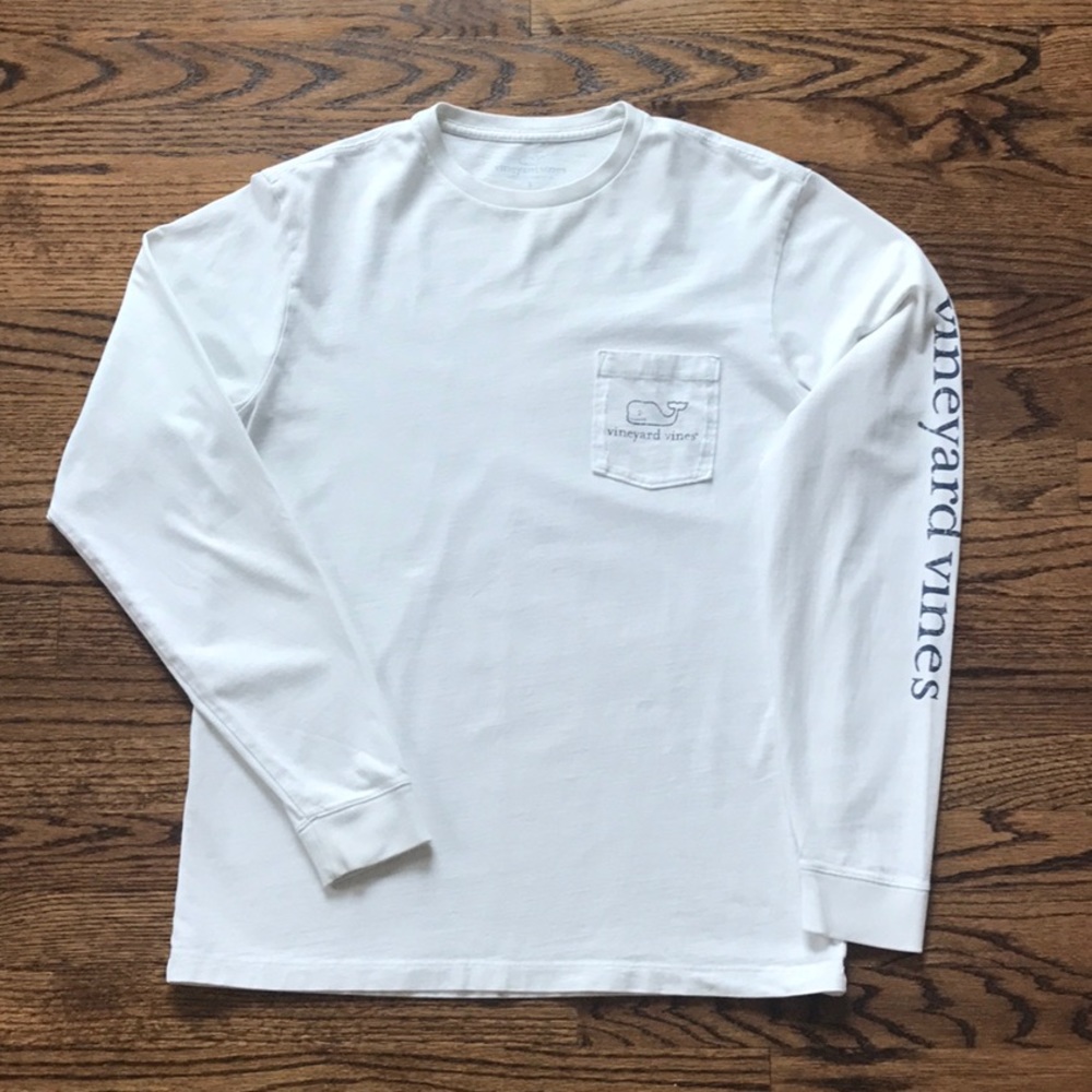Vineyard Vines Whale Print Long Sleeve T